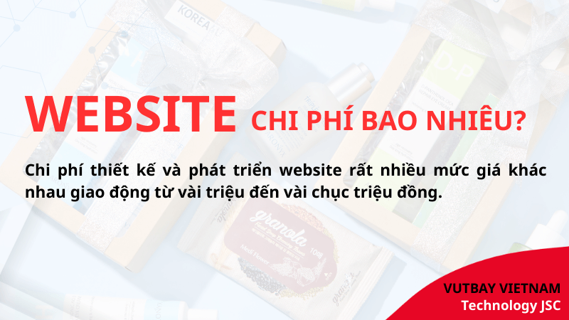 chi phí làm web bao nhiêu